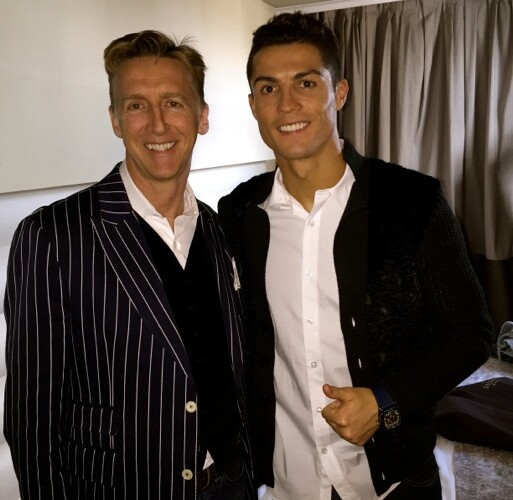 Nick Reed and Cristiano Ronaldo