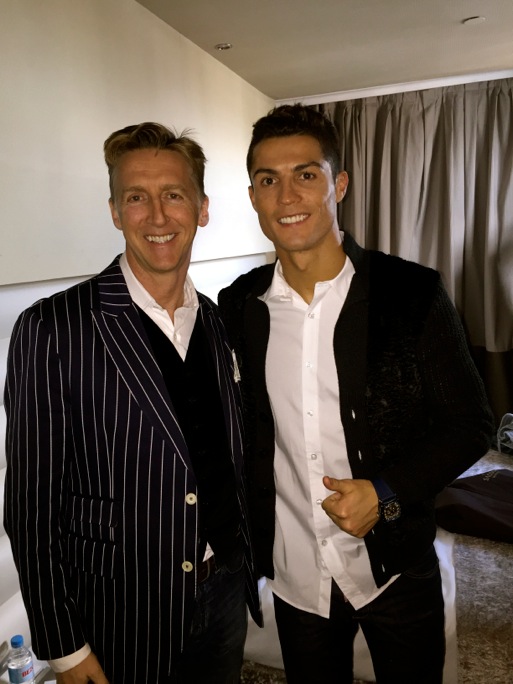 Nick Reed and Cristiano Ronaldo