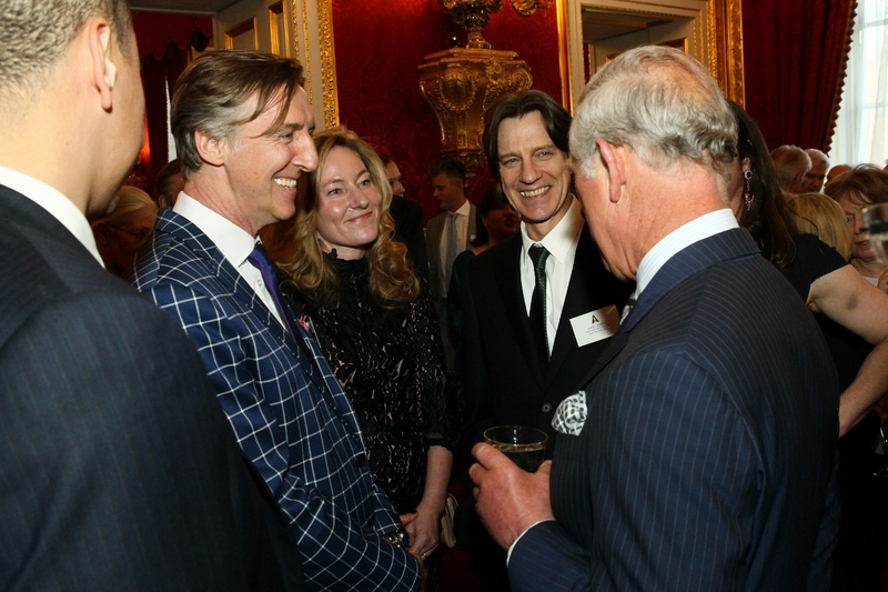 Nick Reed meets British Royalty and fellow British Oscar winners at VIP event at St James Palace